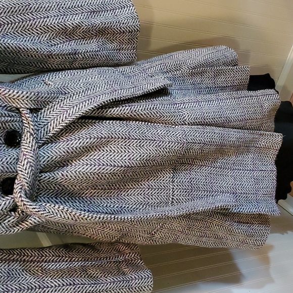 Calvin Klein herringbone wool coat - Picture 3 of 13